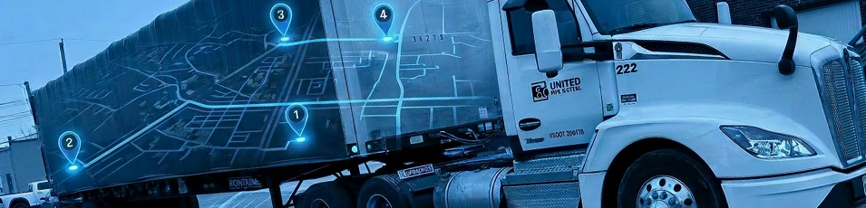 United Pipe delivery notifications for wholesale orders using company delivery trucks