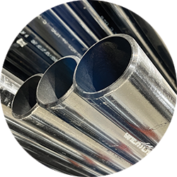 Bundled steel pipe stocked for PVF wholesale distribution